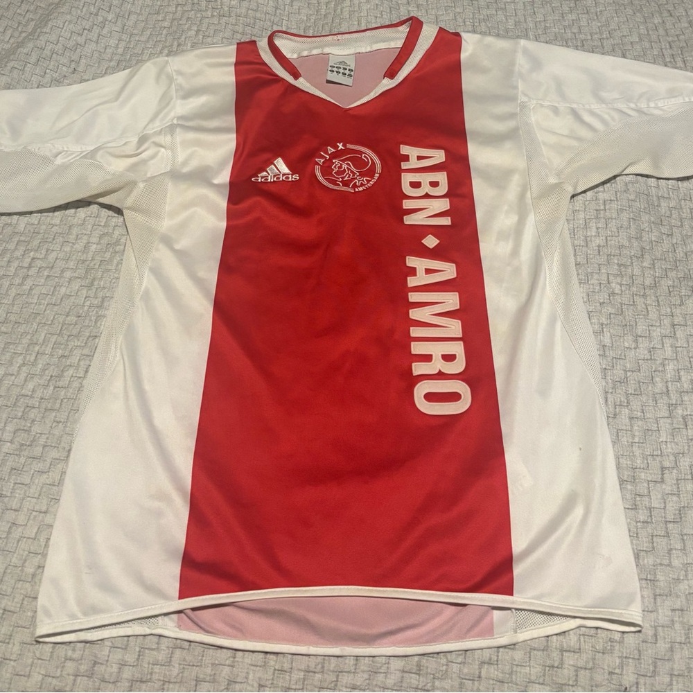 Vintage Ajax Amsterdam Netherlands Adidas Soccer Jersey Size M